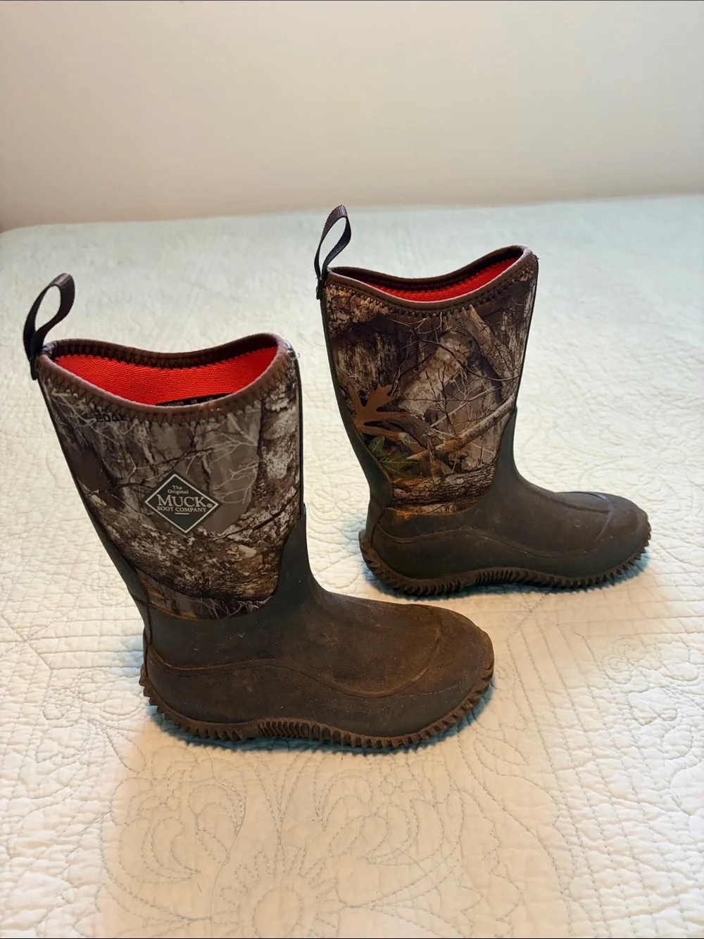 The Original Muck Boot Company Kids' Brown Camo Rain & Snow Boots
